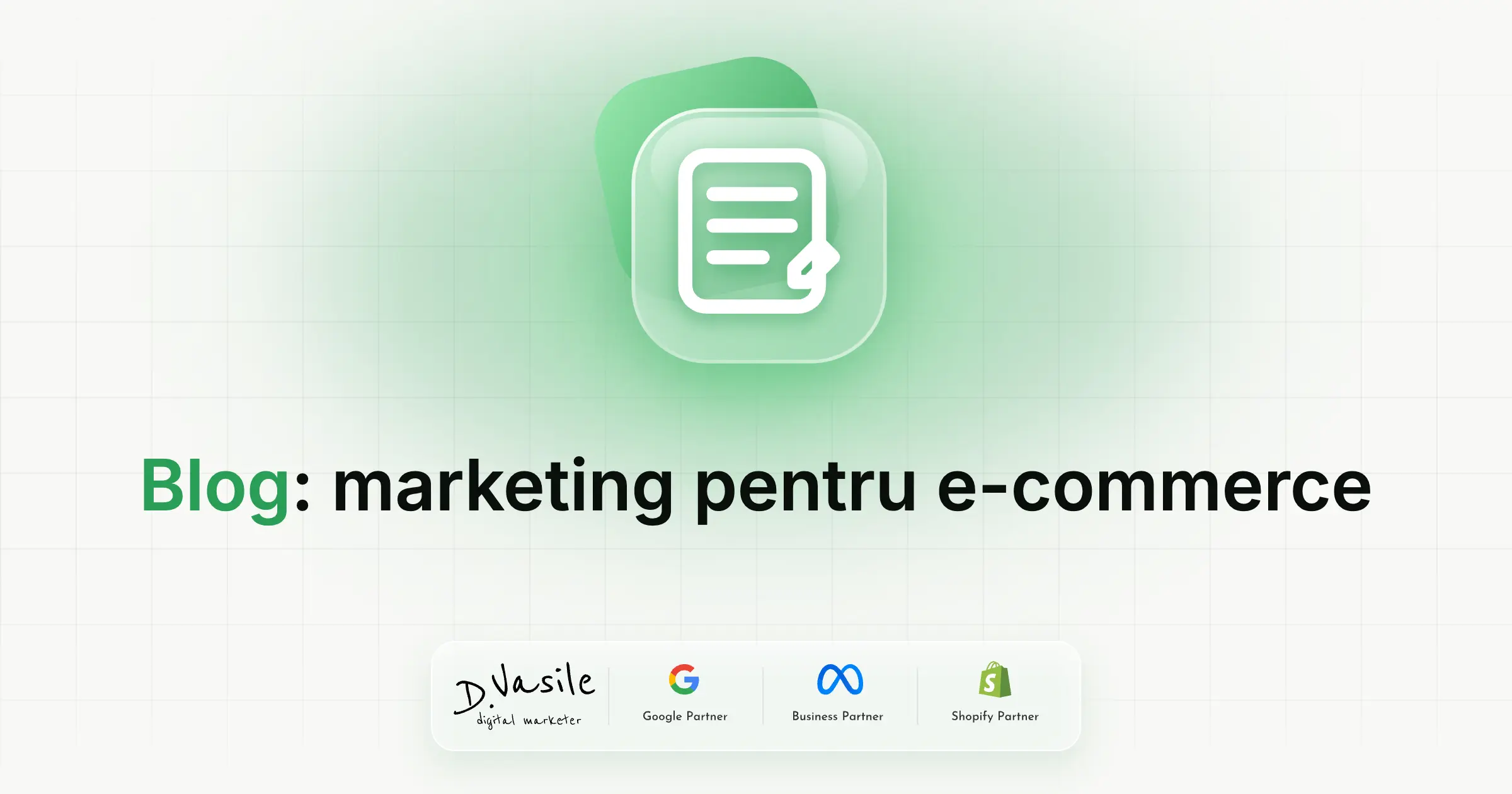 Blog marketing digital și e-commerce