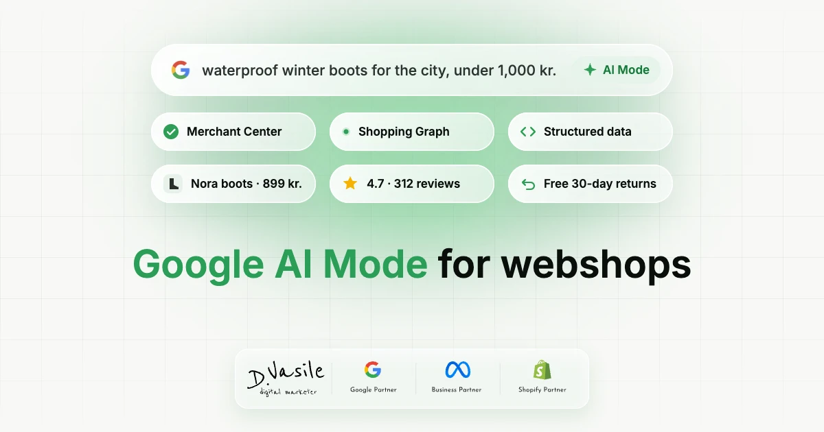 Google AI Mode and AI Overviews: what changes for webshops