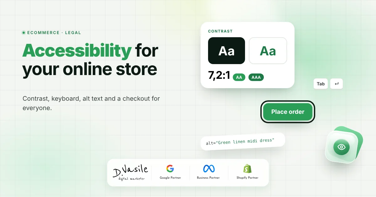 Online store accessibility (EAA): what to change and how to check