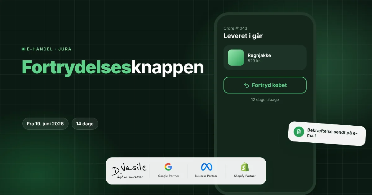Fortrydelsesknappen: hvad den nye EU-regel kræver af webshops