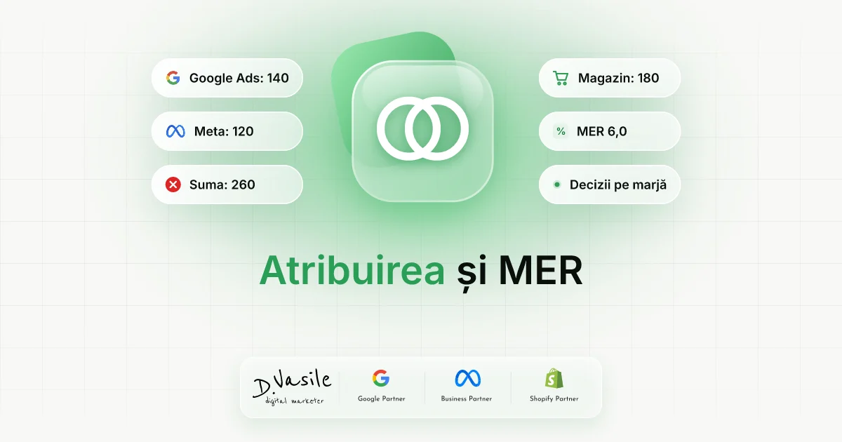 Atribuire Google Ads și Meta: de ce să folosești MER