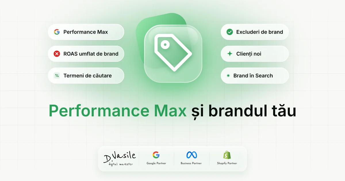 Performance Max: excluderi de brand pentru ROAS real