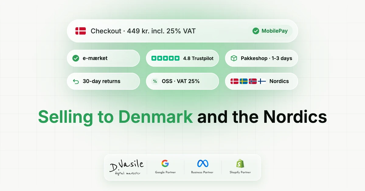 Selling online to Denmark and the Nordics: trust, payments, delivery and VAT