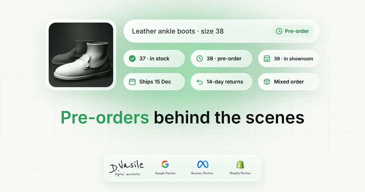 Pre-orders behind the scenes: stock, cash flow and what nobody tells you after the first 100 orders