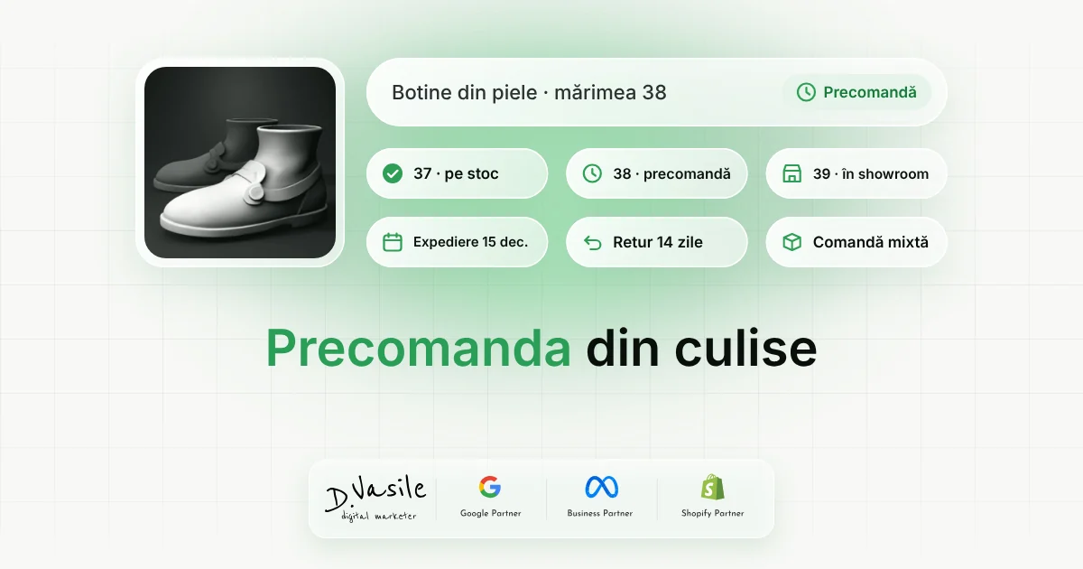 Precomanda din culise: stoc, cash-flow și ce nu-ți spune nimeni după primele 100 de comenzi