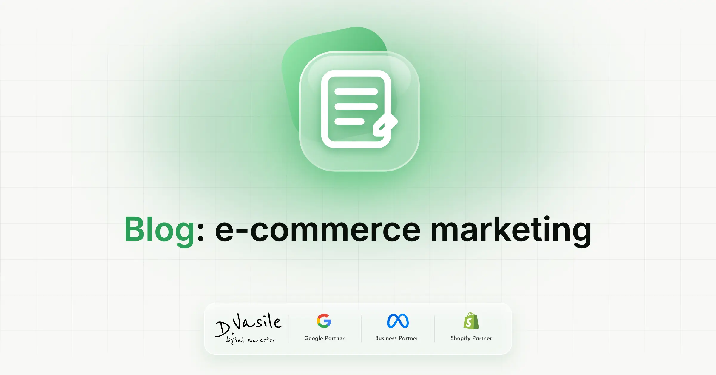 Digital marketing and e-commerce blog